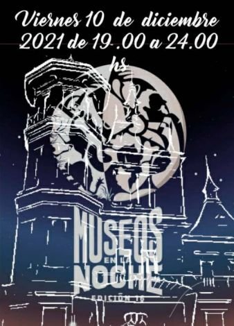 afiche museos en la noche castillo