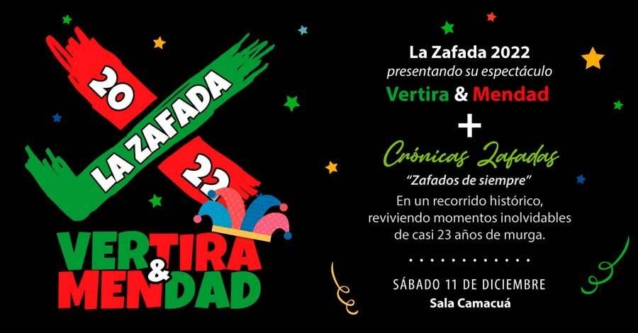 Murga La Zafada se presenta en la Sala Camacúa