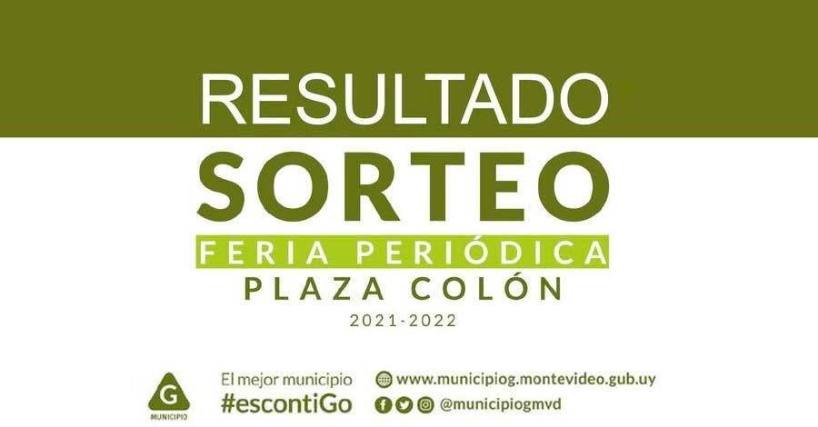 Resultado del sorteo de la feria de Plaza Vidiella 2021