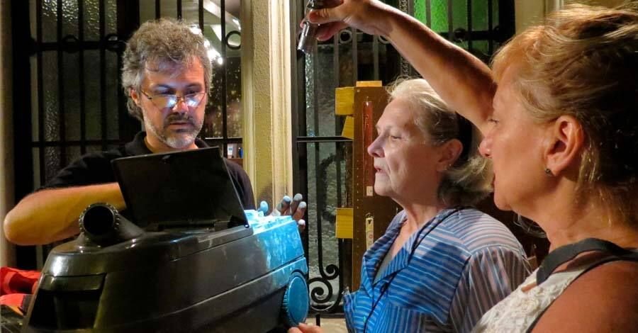 reparando aspiradora