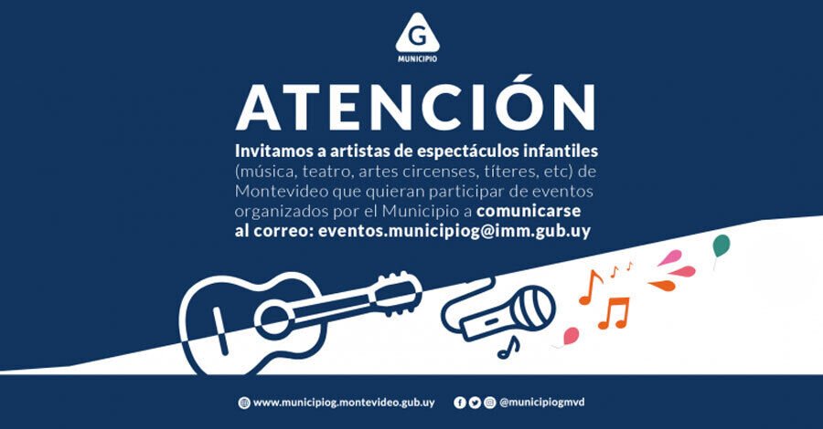 Invitación a artistas infantiles
