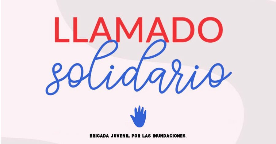 Llamado solidario - Brigada Juvenil por las inundaciones