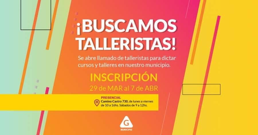 Se buscan talleristas