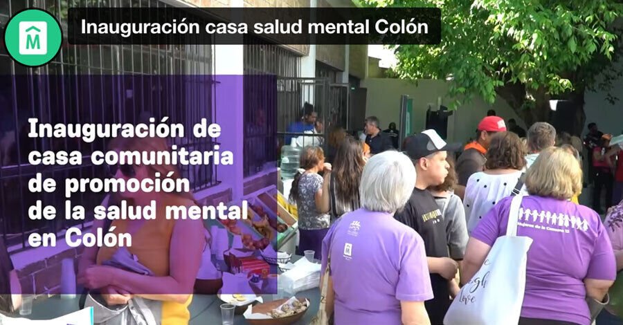 Se inauguró la Casa Comunitaria de Promoción de la Salud Mental en Colón