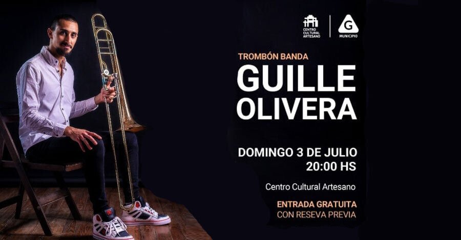 Guillermo Olivera en el Centro Cultural Artesano