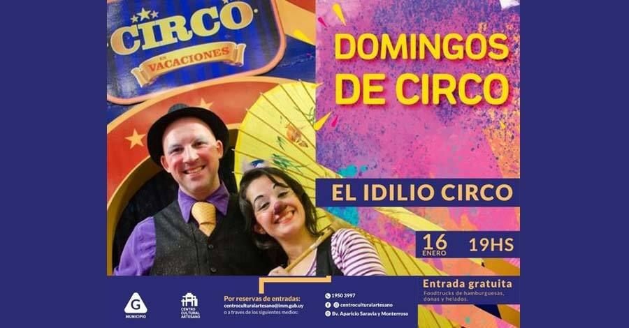 Domingos de circo en el Centro Cultural Artesano