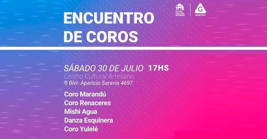Encuentro de Coros en el Artesano