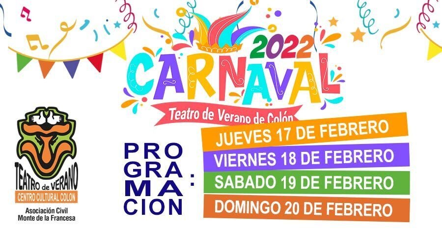 Colón Portal - Programación Carnaval 2022 -  17 de Febrero
