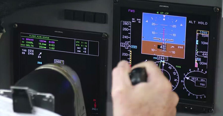 radioaltimetro en un avion