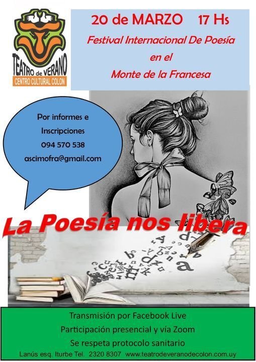 Afiche festival de poesia