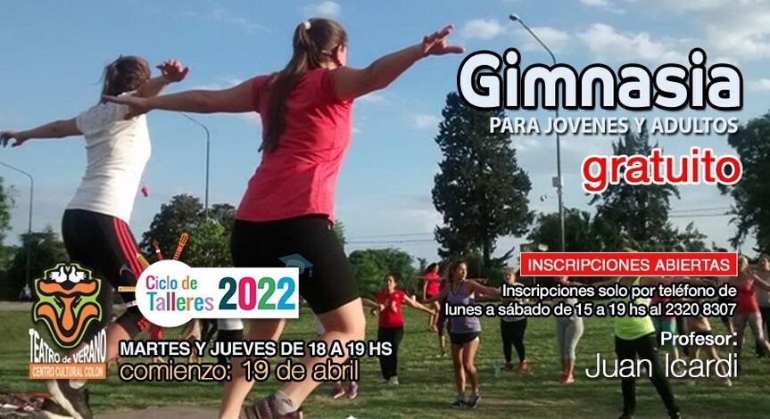 Taller de Gimnasia para jóvenes y adultos
