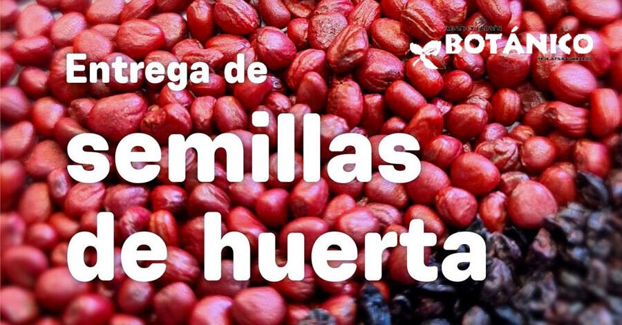 Entrega de semillas de huerta en el Jardín Botánico de Montevideo