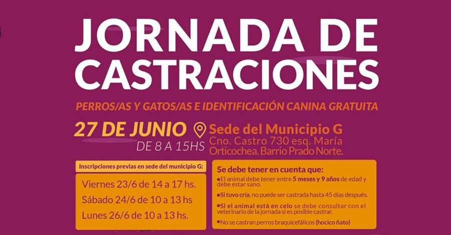 Jornada de Castraciones en la Sede del Municipio G