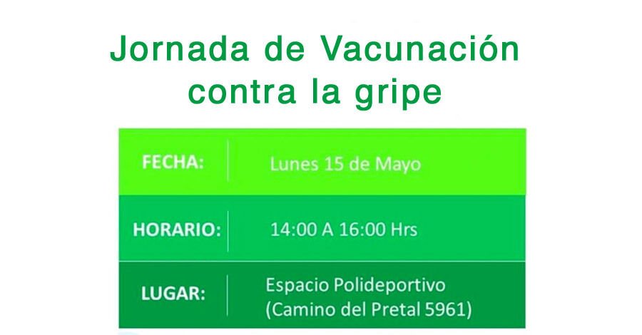 Jornada de vacunación contra la gripe en el Espacio Polideportivo Municipio G