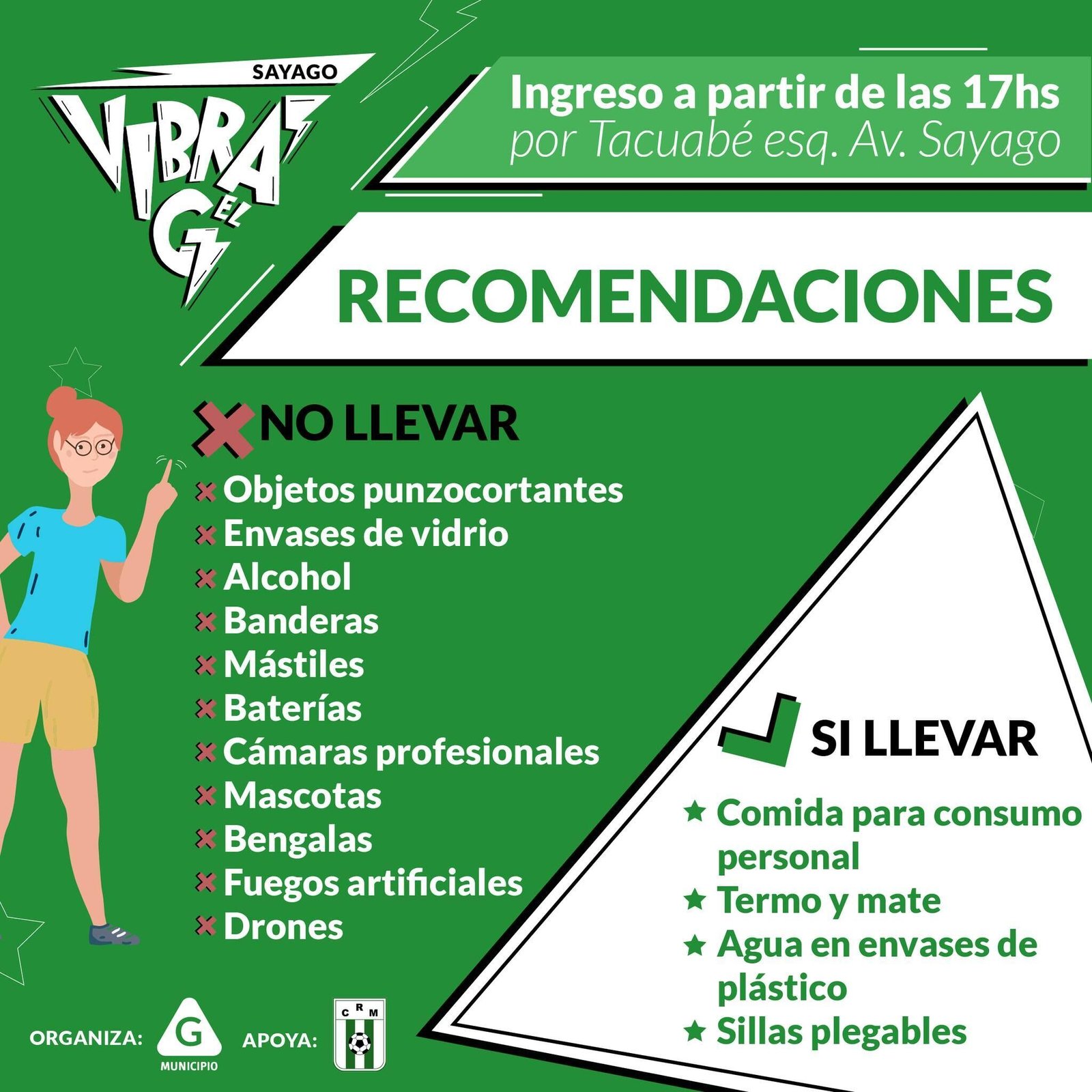 recomendaciones para vibra el g