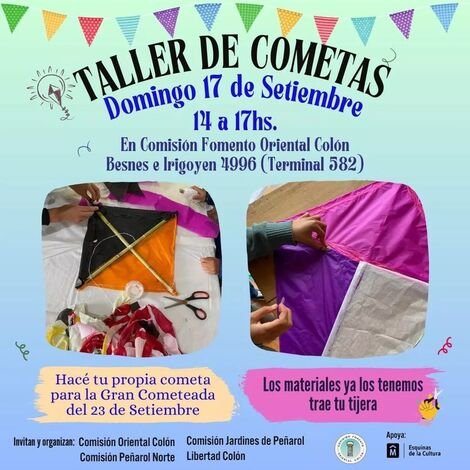 taller de cometas