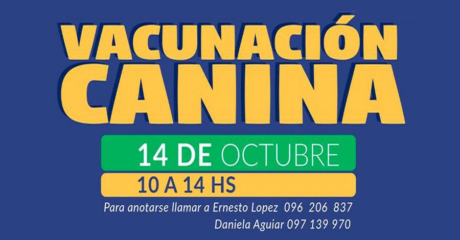 Jornada de vacunación canina en la Cooperativa Covicopesa