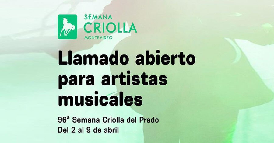 Convocatoria a artistas musicales para la Semana Criolla 2023