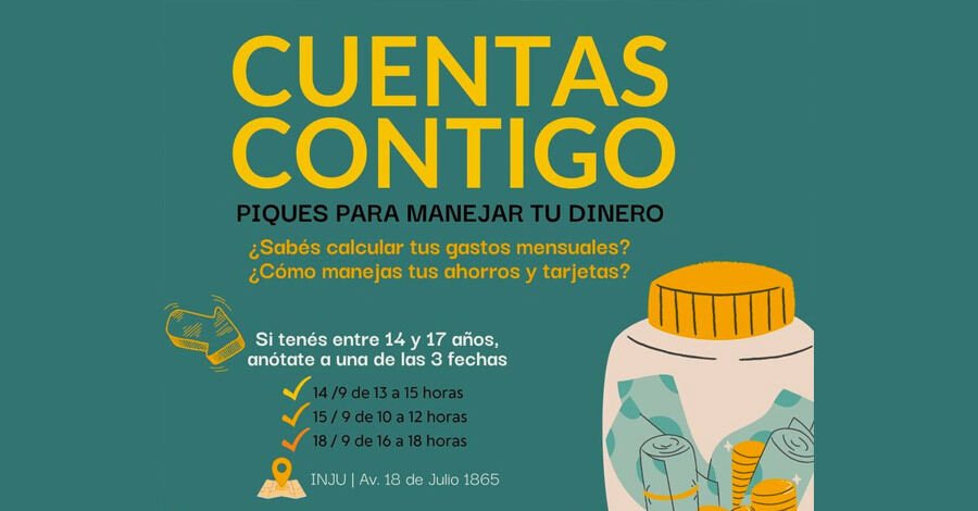 Taller gratuito para saber como manejar el dinero para jóvenes en Casa INJU