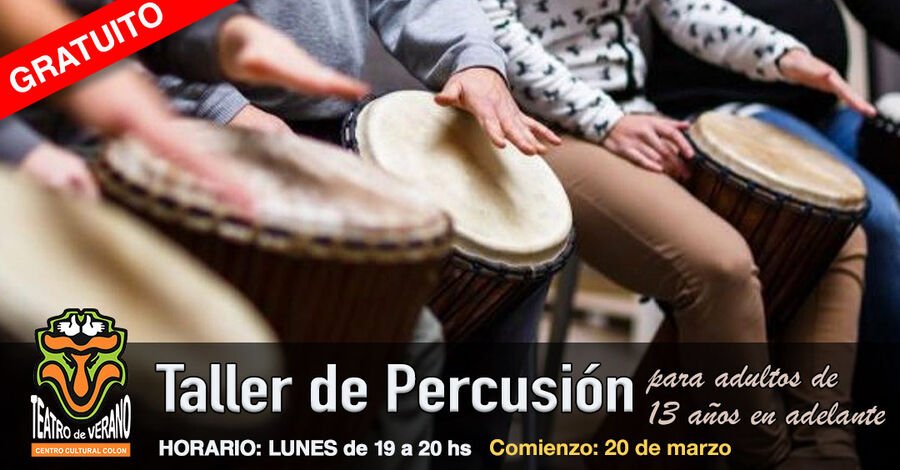 Taller de Percusión para adultos