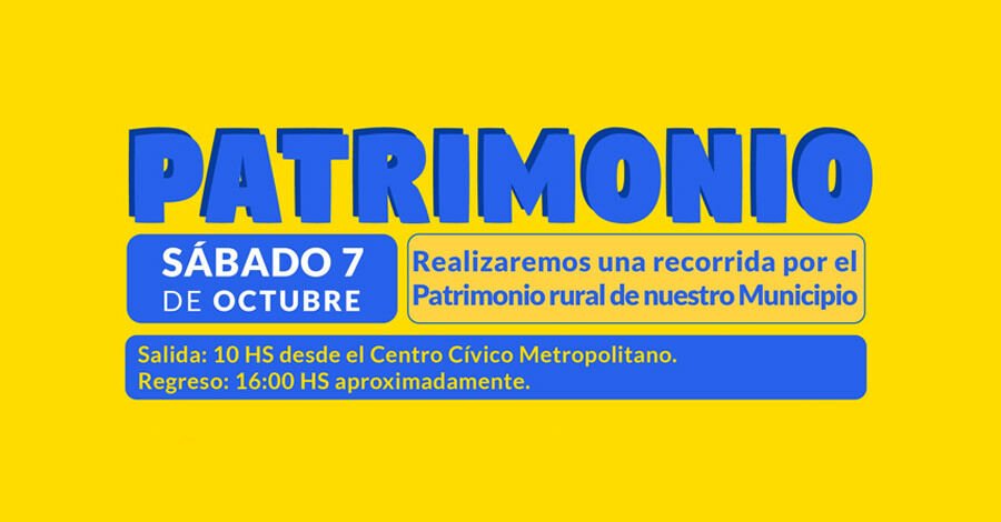 Recorrido por el patrimonio rural de nuestro Municipio