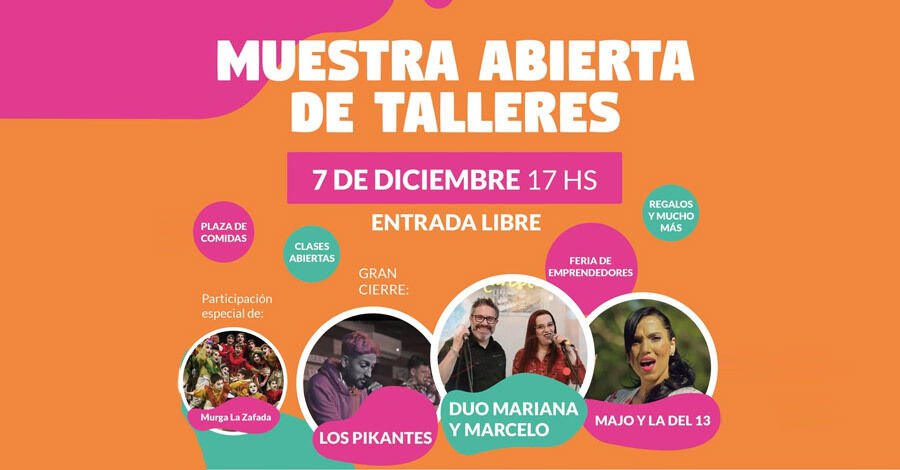 Muestra abierta de talleres  del Centro Cultural y Deportivo Salesiano
