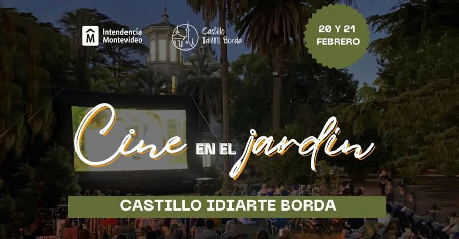 "Cine en el jardín" en el Castillo Idiarte Borda