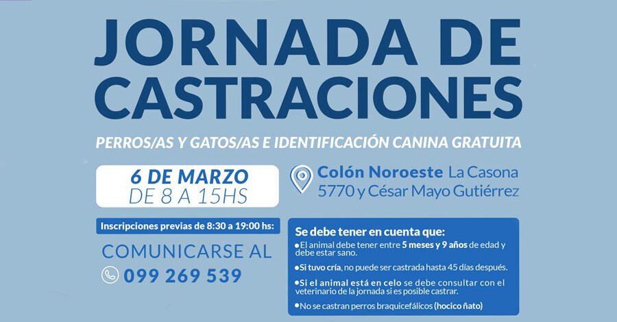 Jornada de castraciones en La Casona 