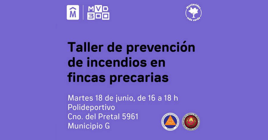 Taller de prevención de incendios en fincas precarias