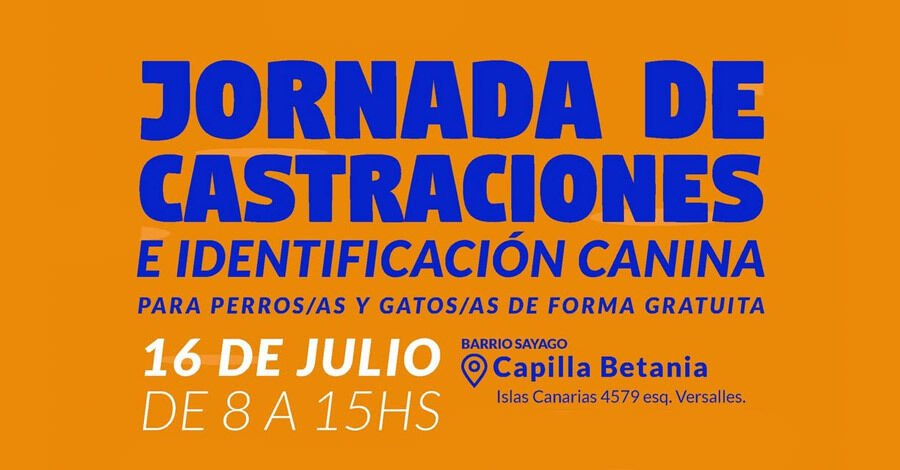 Castraciones gratuitas en la Capilla Betania 