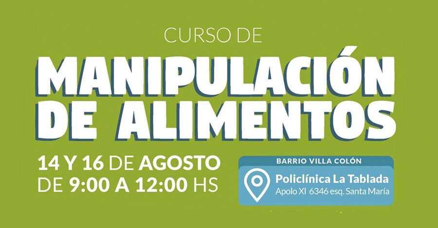 Curso de Manipulación de Alimentos en la Policlínica la Tablada