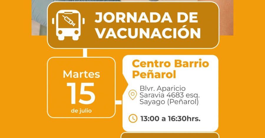 Vacunación en el Centro de Barrio Peñarol