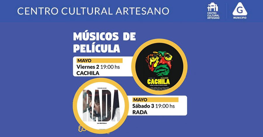 Ciclo de cine Músicos de Película en el Centro Cultural Artesano