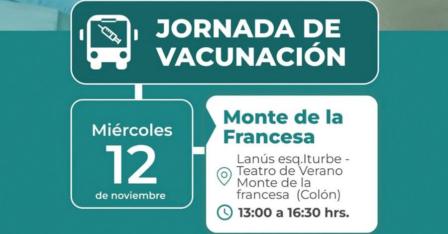 Vacunatorio móvil en noviembre llega al Teatro de Verano de Colón