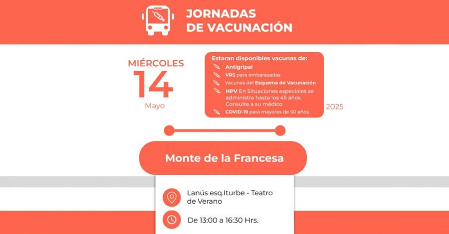 Jornada de vacunación mes de mayo en el Teatro de Verano de Colón