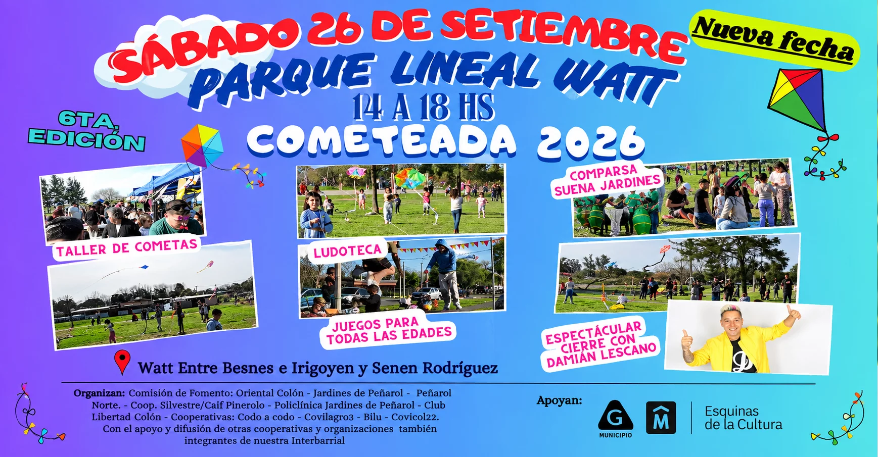 Cometeada Barrial nueva fecha