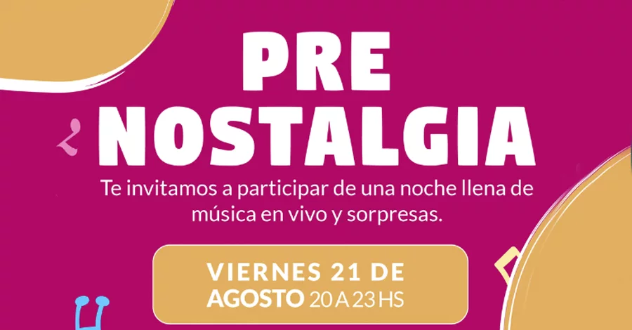 Pre Nostalgia en el Centro Cultural y Deportivo Sayago