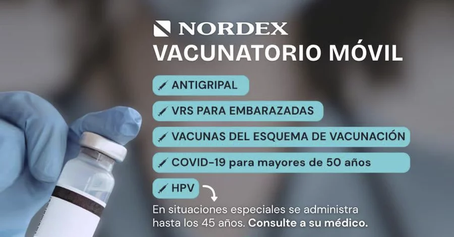 Llega el Vacunatorio móvil a la Nordex
