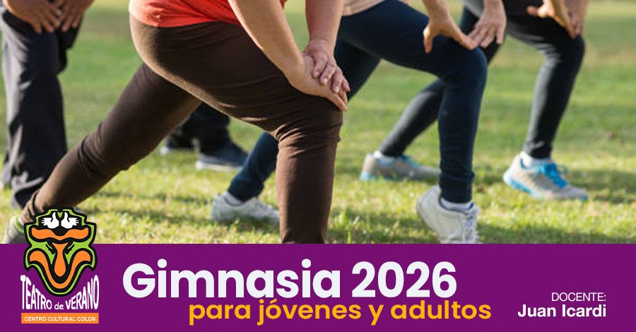 Inscripciones a los Talleres 2026 del Teatro de Verano de Colón Gimnasia para jovenes y adultos