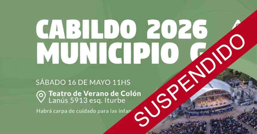 Suspendido el Cabildo 2026