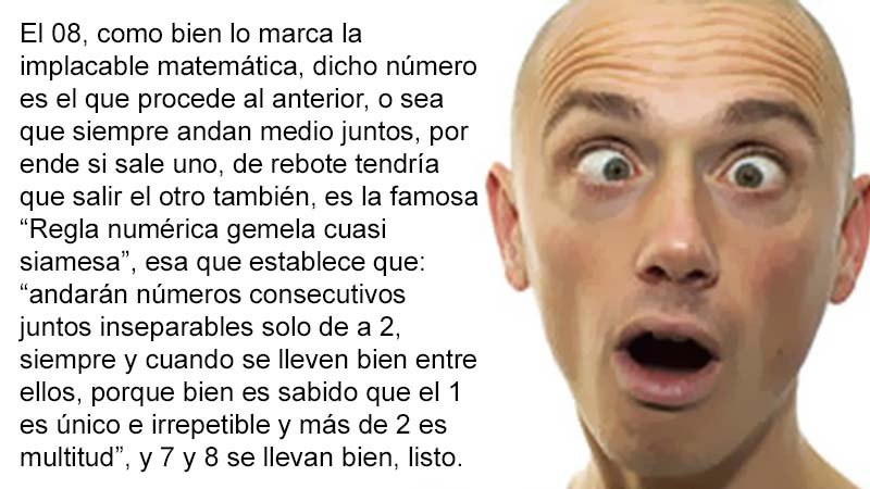 105 desconcertado numeros