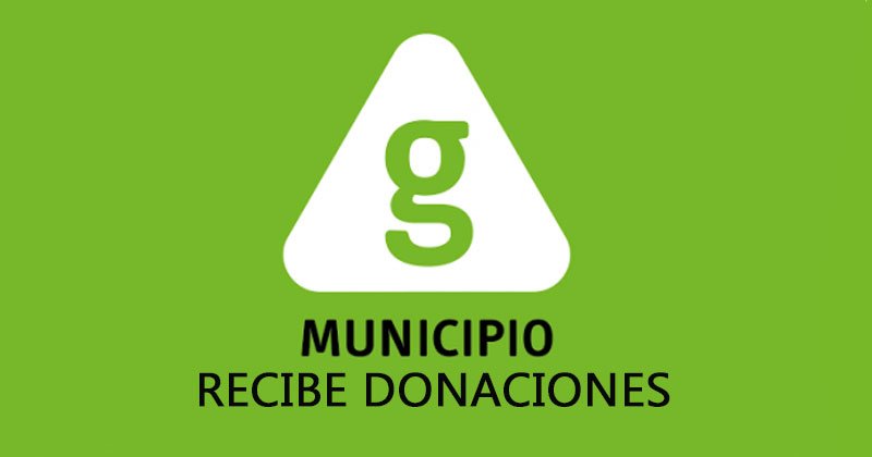municipio g recibe donaciones para colaborar