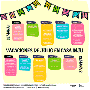 afcihe vacaciones de julio en casa inju 2019