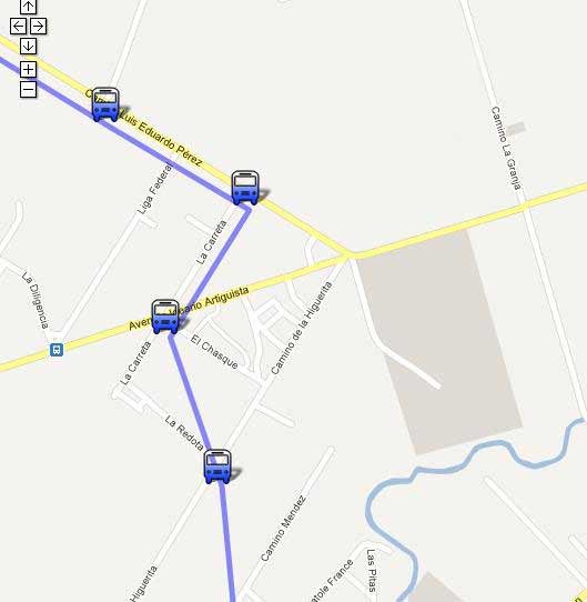 Recorrido de L7 BARRIO LOS BULEVARES