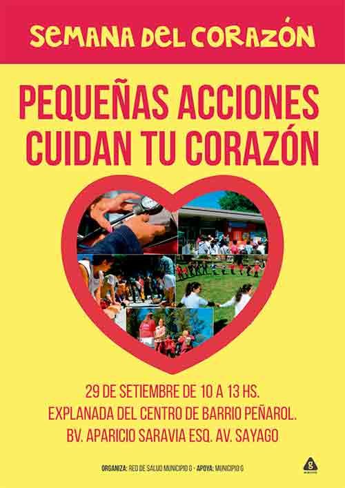 afiche de la semana del corazon