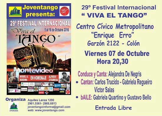 afiche de viva el tango