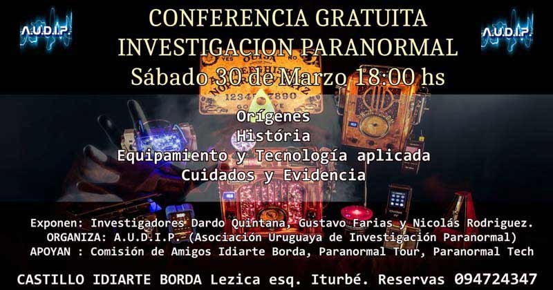 conferencia paranormal