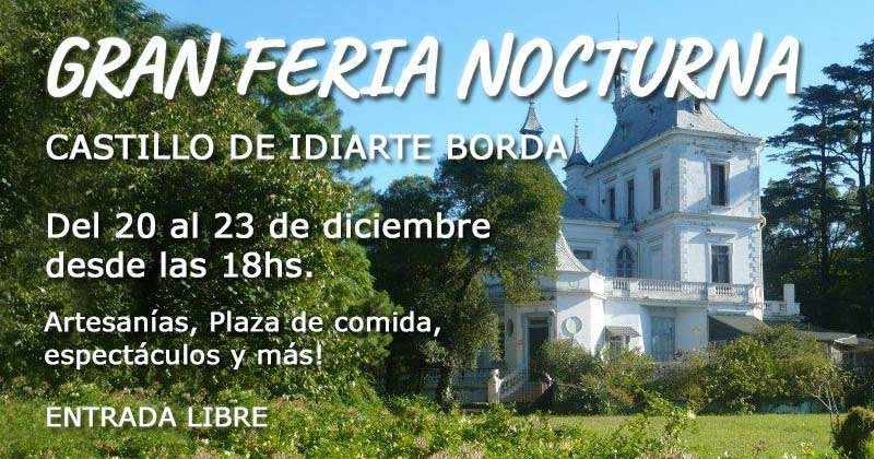 feria nocturna en el castillo