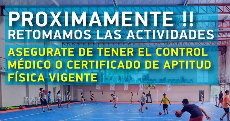 reapertura del polideportivo