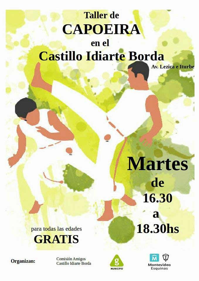 taller de capoeira castillo afiche